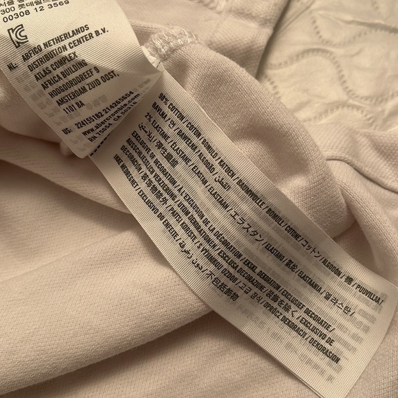 Abercrombie Kids white pique short sleeve polo shirt 13/14 - Picture 6 of 6